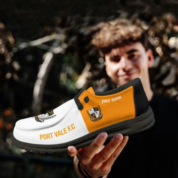 Tubopro Port Vale Personalized Hey Dude Shoes For Men And Women - Image 4