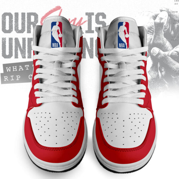 Tubopro Portland Trail Blazers AJ1 High Sneakers Shoes For Men And Women - Image 2