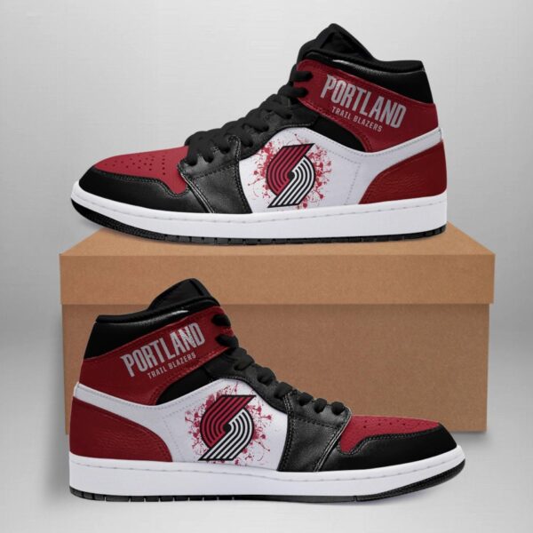 Tubopro Portland Trail Blazers NBA AJ1 High Sneakers Shoes For Men And Women