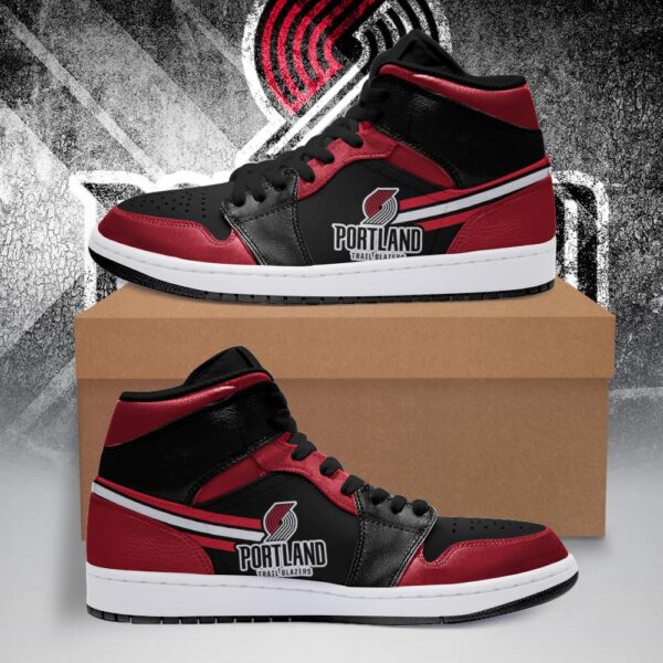 Tubopro Portland Trail Blazers NBA AJ1 High Sneakers Shoes For Men And Women