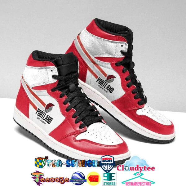 Tubopro Portland Trail Blazers NBA AJ1 High Sneakers Shoes For Men And Women