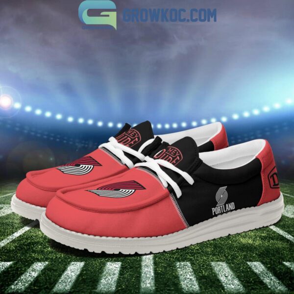 Tubopro Portland Trail Blazers Personalized Hey Dude Shoes For Men And Women - Image 4