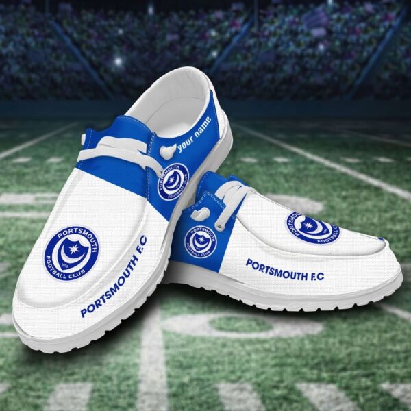 Tubopro Portsmouth F.C Personalized Hey Dude Shoes For Men And Women