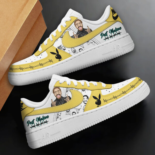 Tubopro Post Malone Air Low-Top Sneakers Shoes For Men And Women - Image 2