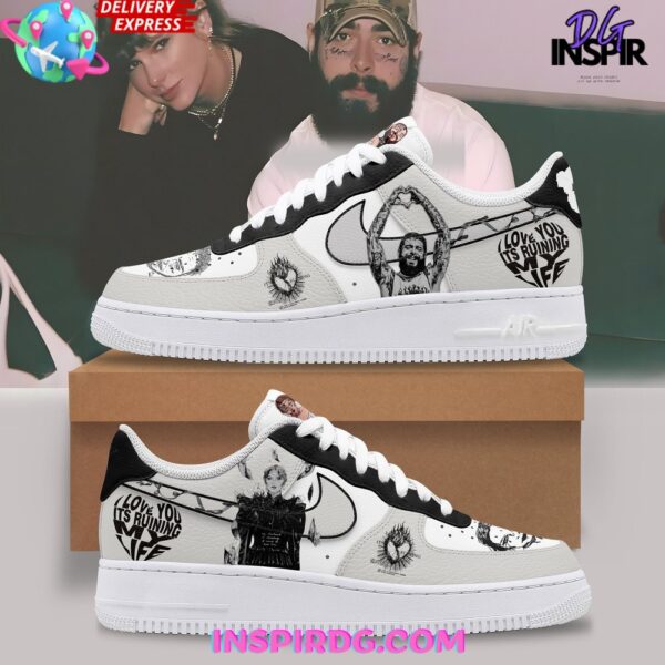 Tubopro Post Malone Air Low-Top Sneakers Shoes For Men And Women