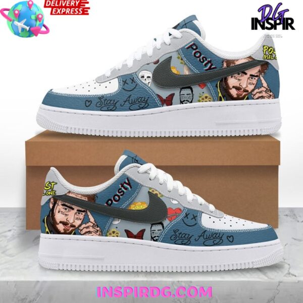 Tubopro Post Malone Air Low-Top Sneakers Shoes For Men And Women - Image 2