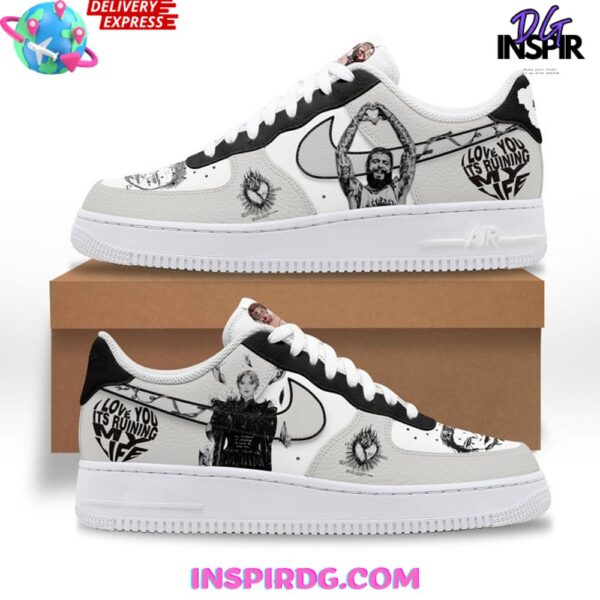 Tubopro Post Malone Air Low-Top Sneakers Shoes For Men And Women - Image 2