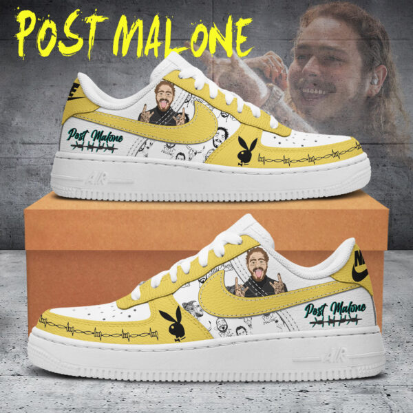 Tubopro Post Malone Air Low-Top Sneakers Shoes For Men And Women