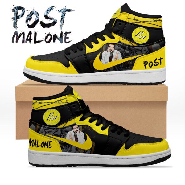 Tubopro Post Malone AJ1 High Sneakers Shoes For Men And Women