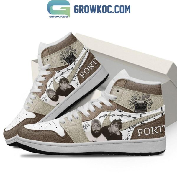 Tubopro Post Malone AJ1 High Sneakers Shoes For Men And Women - Image 2