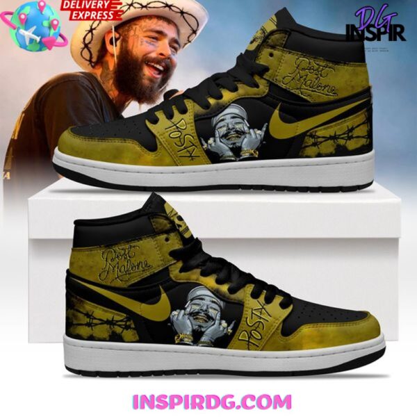 Tubopro Post Malone AJ1 High Sneakers Shoes For Men And Women