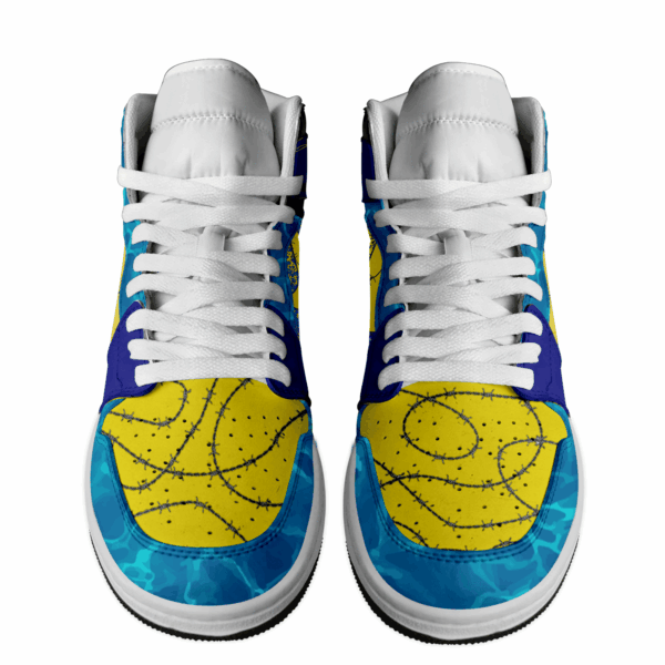 Tubopro Post Malone AJ1 High Sneakers Shoes For Men And Women - Image 2