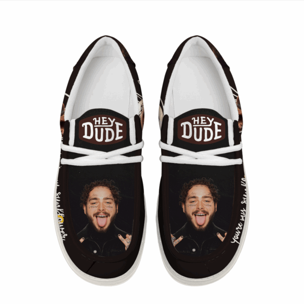 Tubopro Post Malone Personalized Hey Dude Shoes For Men And Women - Image 4