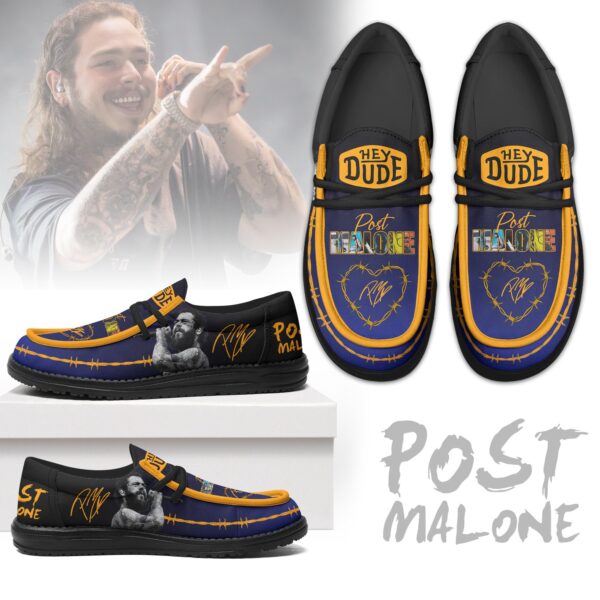 Tubopro Post Malone Personalized Hey Dude Shoes For Men And Women
