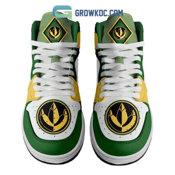 Tubopro Power Rangers AJ1 High Sneakers Shoes For Men And Women - Image 2