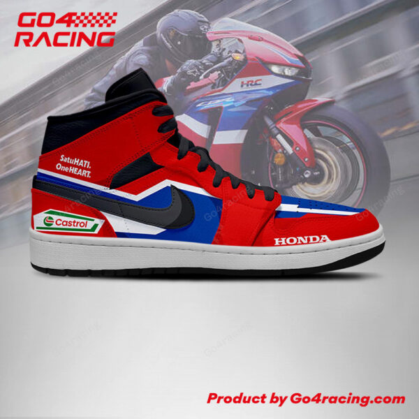 Tubopro Pramac Racing Yamaha AJ1 High Sneakers Shoes For Men And Women - Image 3