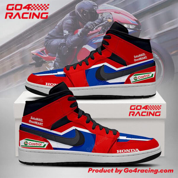 Tubopro Pramac Racing Yamaha AJ1 High Sneakers Shoes For Men And Women