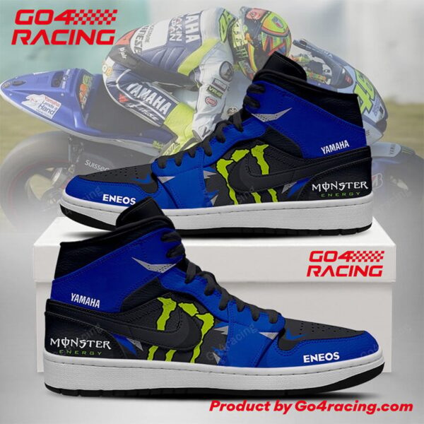 Tubopro Pramac Racing Yamaha AJ1 High Sneakers Shoes For Men And Women