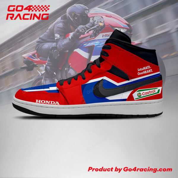 Tubopro Pramac Racing Yamaha AJ1 High Sneakers Shoes For Men And Women - Image 2