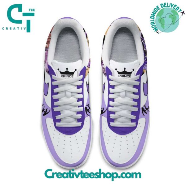 Tubopro Prince Purple Air Low-Top Sneakers Shoes For Men And Women - Image 3