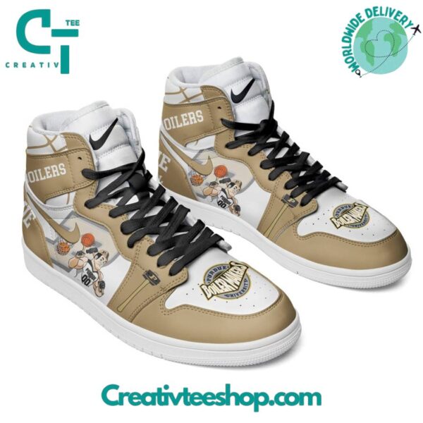 Tubopro Purdue Boilermakers AJ1 High Sneakers Shoes For Men And Women - Image 2