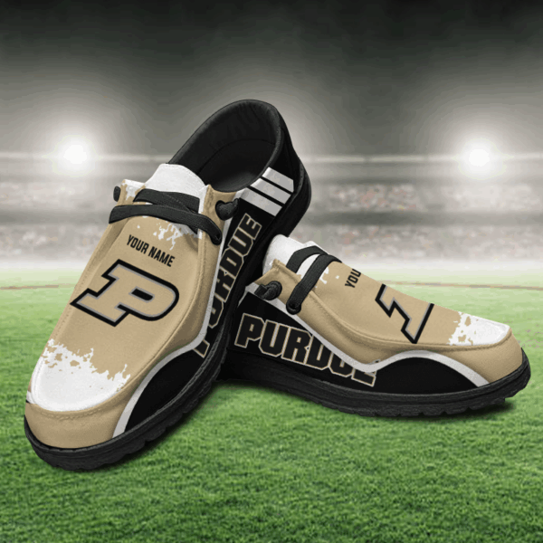 Tubopro Purdue Boilermakers Hey Dude Shoes For Men And Women - Image 2