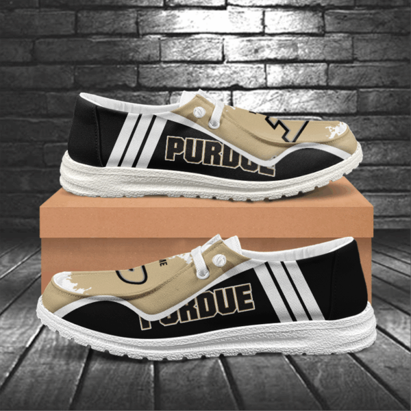 Tubopro Purdue Boilermakers Hey Dude Shoes For Men And Women - Image 5