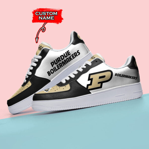 Tubopro Purdue Boilermakers NCAA Air Low-Top Sneakers Shoes For Men And Women - Image 3