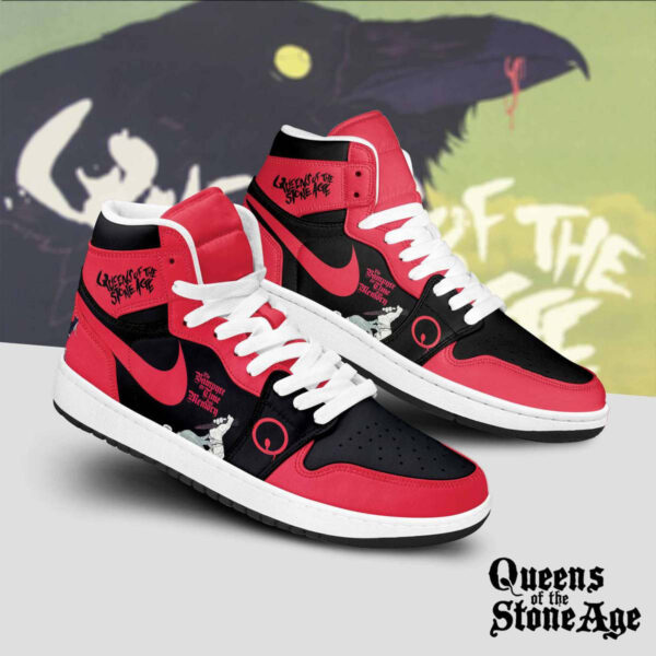 Tubopro Queens Of The Stone Age AJ1 High Sneakers Shoes For Men And Women