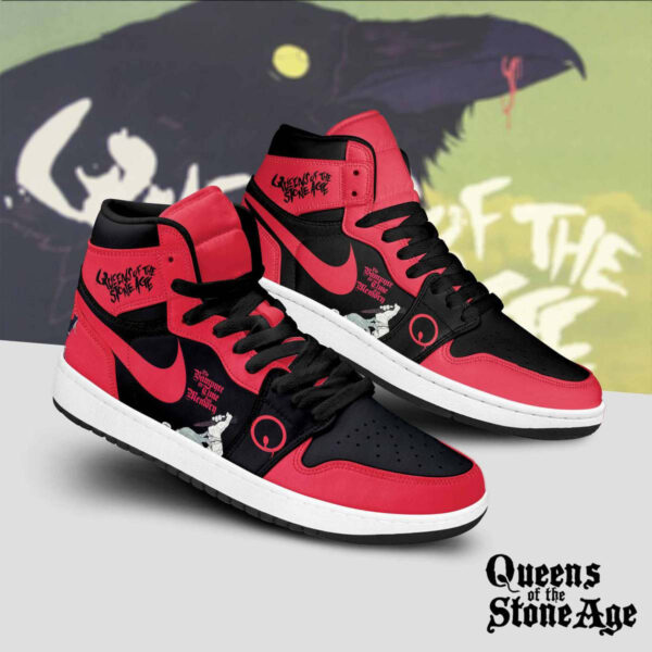 Tubopro Queens Of The Stone Age AJ1 High Sneakers Shoes For Men And Women