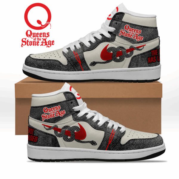 Tubopro Queens of the Stone Age AJ1 High Sneakers Shoes For Men And Women
