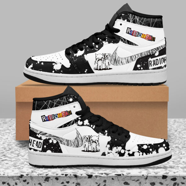 Tubopro Radiohead AJ1 High Sneakers Shoes For Men And Women - Image 2