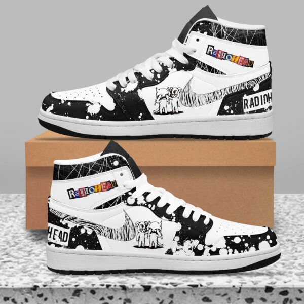 Tubopro Radiohead AJ1 High Sneakers Shoes For Men And Women - Image 2