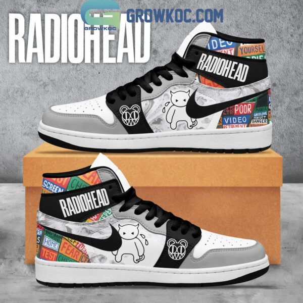 Tubopro Radiohead AJ1 High Sneakers Shoes For Men And Women