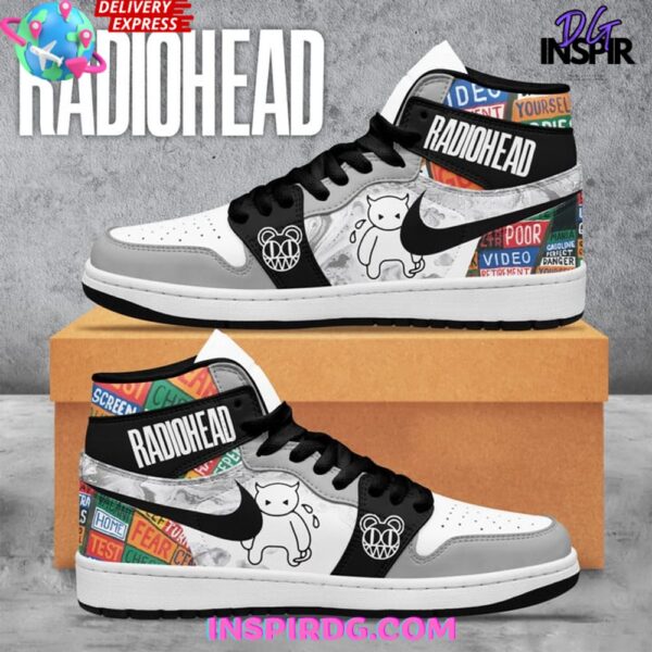 Tubopro Radiohead AJ1 High Sneakers Shoes For Men And Women