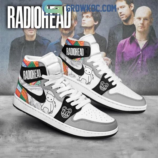 Tubopro Radiohead AJ1 High Sneakers Shoes For Men And Women - Image 4