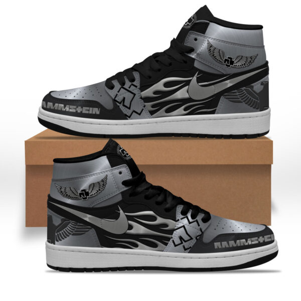 Tubopro Rammstein AJ1 High Sneakers Shoes For Men And Women - Image 2