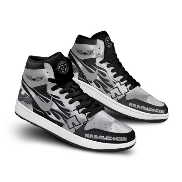 Tubopro Rammstein AJ1 High Sneakers Shoes For Men And Women - Image 3