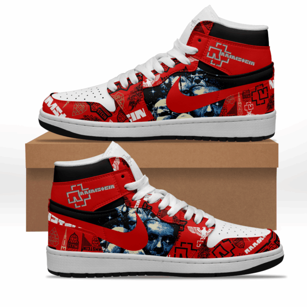 Tubopro Rammstein AJ1 High Sneakers Shoes For Men And Women