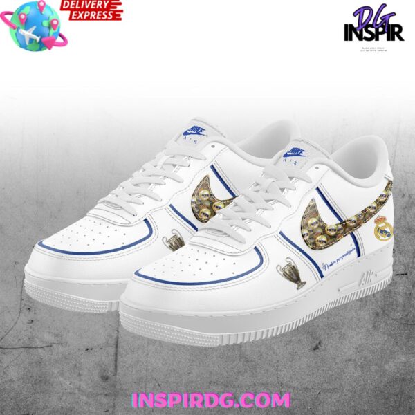 Tubopro Real Madrid Air Low-Top Sneakers Shoes For Men And Women - Image 2