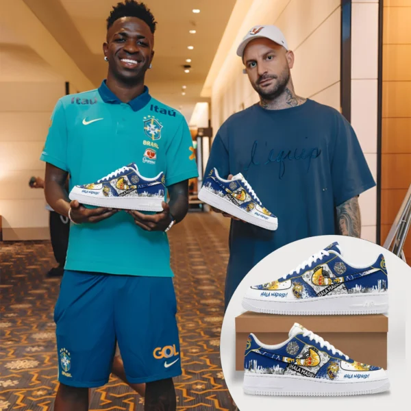 Tubopro Real Madrid Hala Madrid Air Low-Top Sneakers Shoes For Men And Women - Image 5