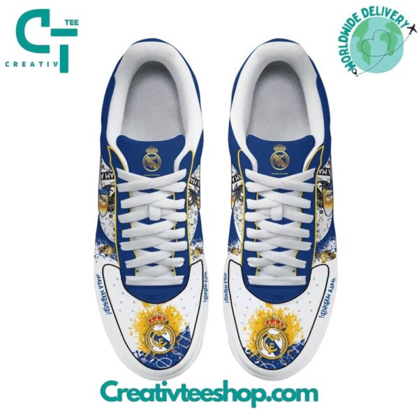 Tubopro Real Madrid Hala Madrid Air Low-Top Sneakers Shoes For Men And Women - Image 3