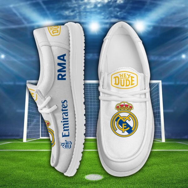 Tubopro Real Madrid Personalized Hey Dude Shoes For Men And Women