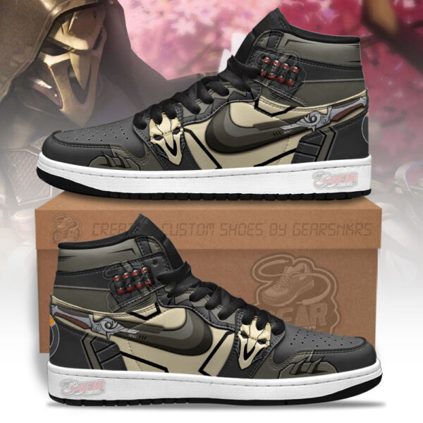 Tubopro Reaper Overwatch AJ1 High Sneakers Shoes For Men And Women