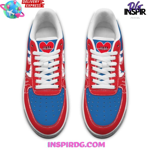 Tubopro Reba McEntire Air Low-Top Sneakers Shoes For Men And Women - Image 3