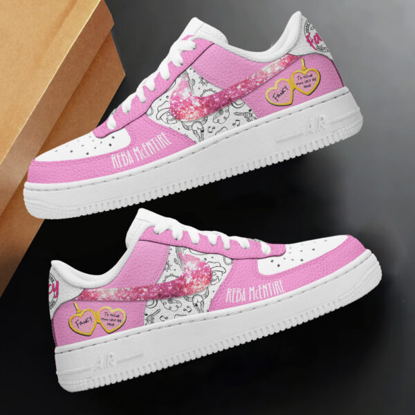 Tubopro Reba McEntire Air Low-Top Sneakers Shoes For Men And Women - Image 2