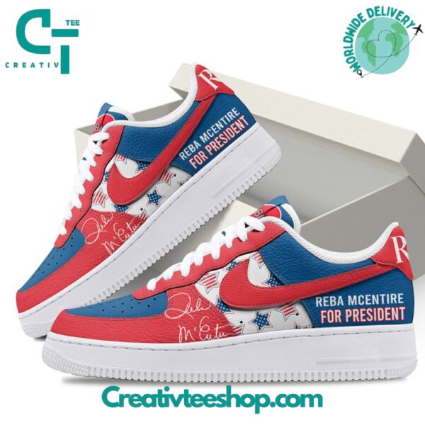 Tubopro Reba McEntire Air Low-Top Sneakers Shoes For Men And Women - Image 2