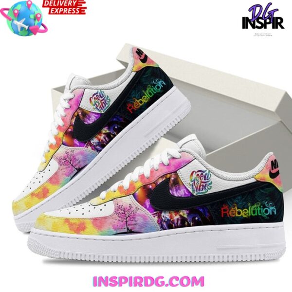 Tubopro Rebelution Good Vibes Air Low-Top Sneakers Shoes For Men And Women - Image 2