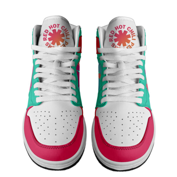 Tubopro Red Hot Chili Peppers AJ1 High Sneakers Shoes For Men And Women - Image 2