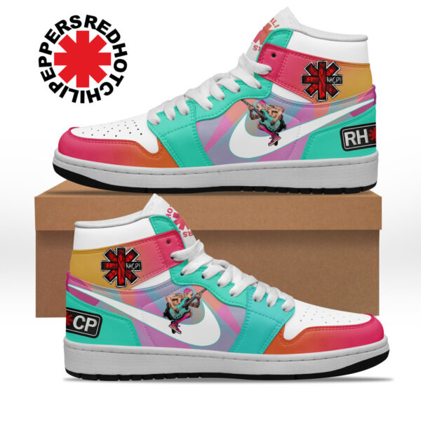 Tubopro Red Hot Chili Peppers AJ1 High Sneakers Shoes For Men And Women